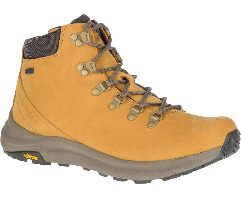 Botas Homem - Merrell Ontario Mid Waterproof - Marrom - HWC906157